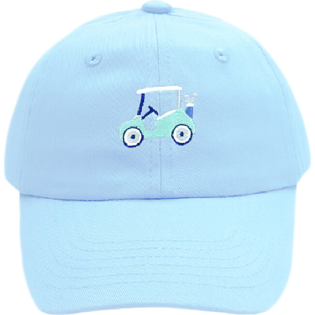 Golf Cart Baseball Hat, Birdie Blue
