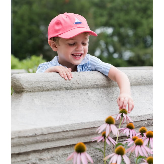 Sailboat Baseball Hat, Regan Red - Hats - 3