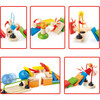 Wooden Toddler Domino Ball Set, 107 Colorful Pieces - Games - 3