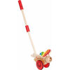 Wooden Push & Pull Butterfly Walking Toy in Red - Push & Pull - 1 - thumbnail