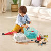 Wooden City Train Railway Bucket Playset, 48 Pieces - Transportation - 2
