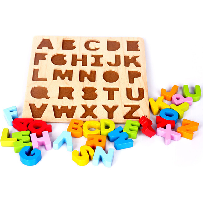 Wooden Alphabet Educational Learning Puzzle