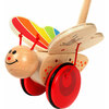 Wooden Push & Pull Butterfly Walking Toy in Red - Push & Pull - 3