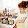 White Fully Equipped Wooden Gourmet Kitchen for Kid's - Play Food - 2