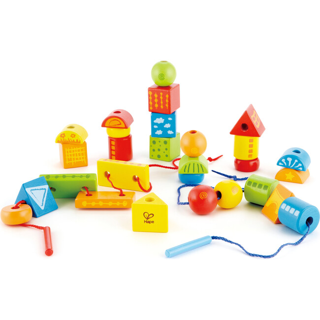 String-Along Ss Stacking Game, 32 Pieces
