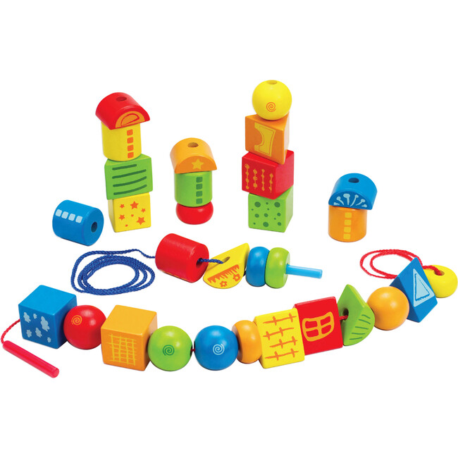 String-Along Ss Stacking Game, 32 Pieces - Blocks - 3