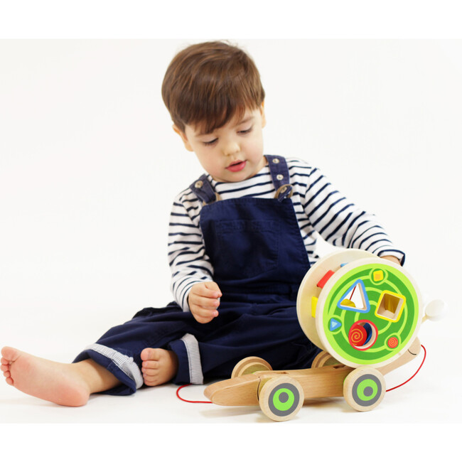 Snail Walk-A-Long Pull Toy with Ss, Baby & Toddler - Woodens - 4