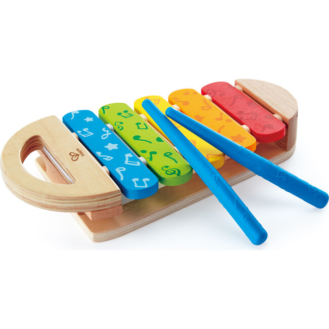 Rainbow Xylophone Wooden Kids Musical Instrument Toy