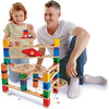 Quadrilla Wooden Marble Run DIY Construction,134 Pieces - Games - 2