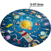 Solar System Round Puzzle, 102 Large Wood Pieces - Puzzles - 5