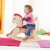 Rock & Ride Wooden Rocking Horse in Beige - Rockers - 2