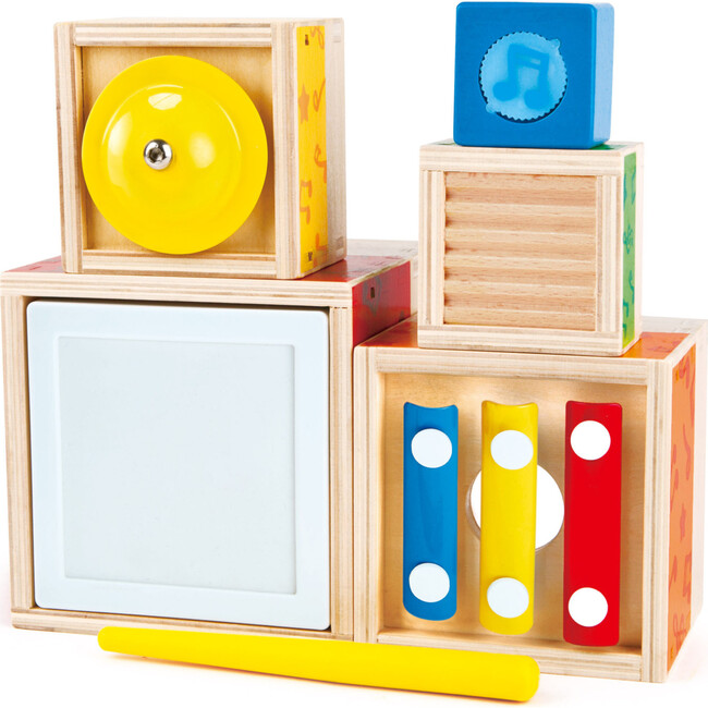 Odyssey Stacking Music Set W/ 6 Piece Musical Box Toy