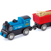 Rolling-Stock Wooden Train Set, Battery Operated - Transportation - 3