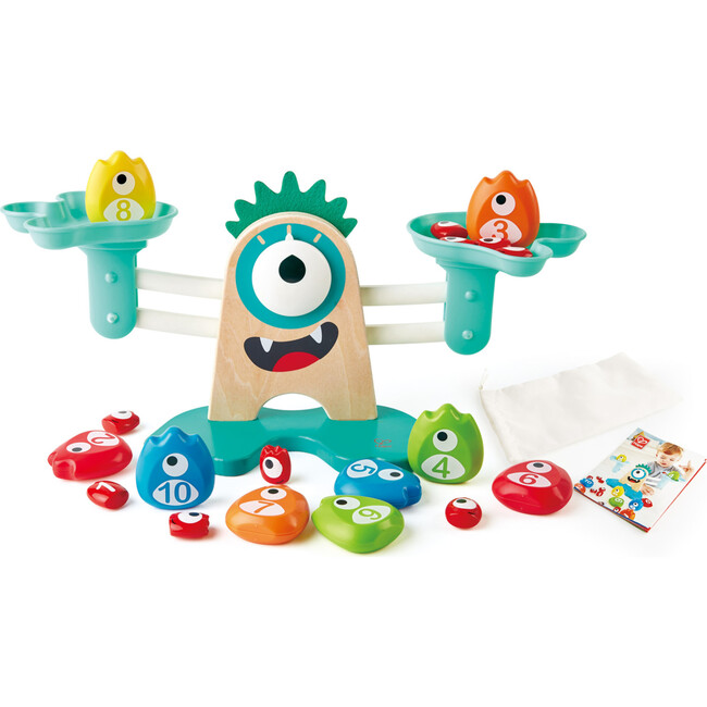 Monster Math Balance Scale W/ Monster Family Figures