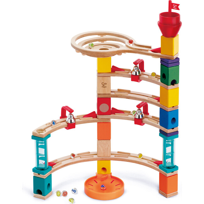 Quadrilla Castle Wooden Marble Run Construction - Games - 3