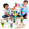 Quadrilla Wooden Marble Run Construction,198 Pieces - Games - 4