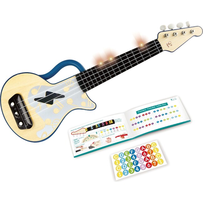 Learn With Lights Kid's Electronic Ukulele in Blue