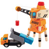 Large Boom Crane & Truck Construction Set - Transportation - 1 - thumbnail