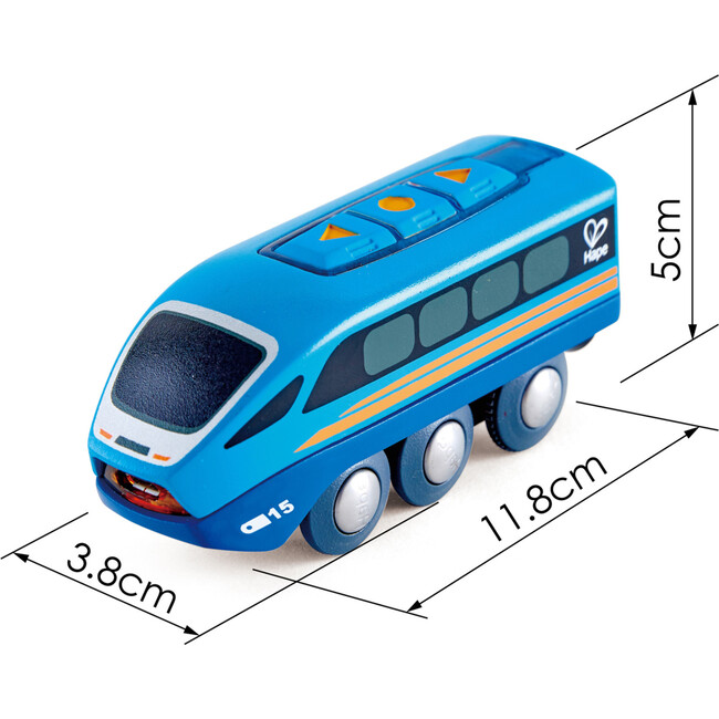 Remote Control Engine Train in Blue, Kids Ages 3+ - Transportation - 5