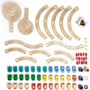 Quadrilla Wooden Marble Run Construction,198 Pieces - Games - 5