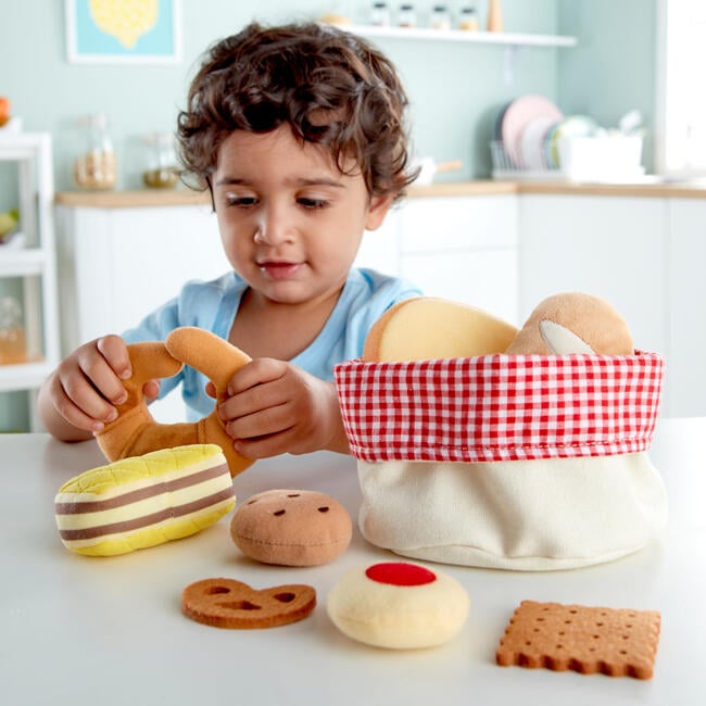 Kitchen Bread Basket Food Playset, 9 Pieces - Play Food - 2