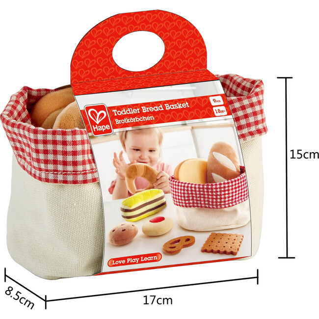 Kitchen Bread Basket Food Playset, 9 Pieces - Play Food - 4