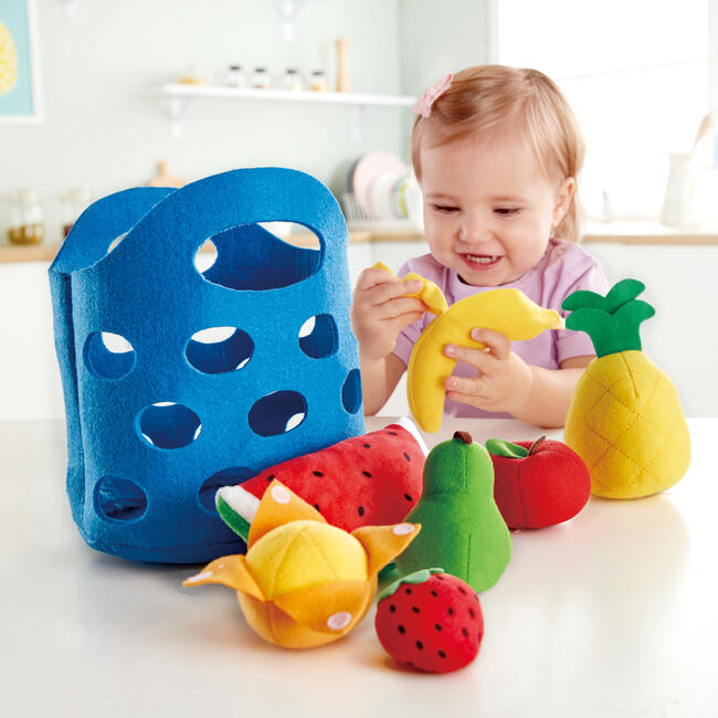 Kitchen Fruit Basket Food Playset, 8 Pieces - Play Food - 2