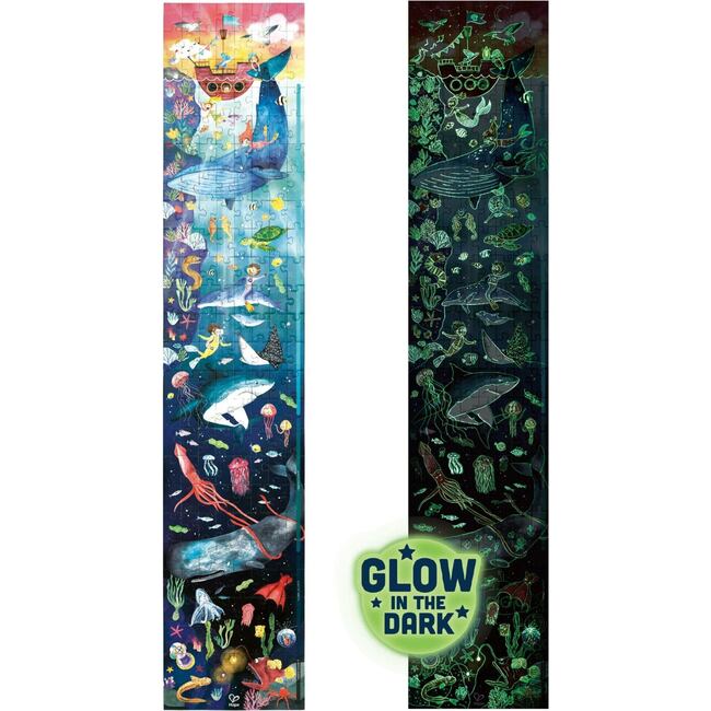 Giant Glow-In-The-Dark Ocean Life Jigsaw Puzzle