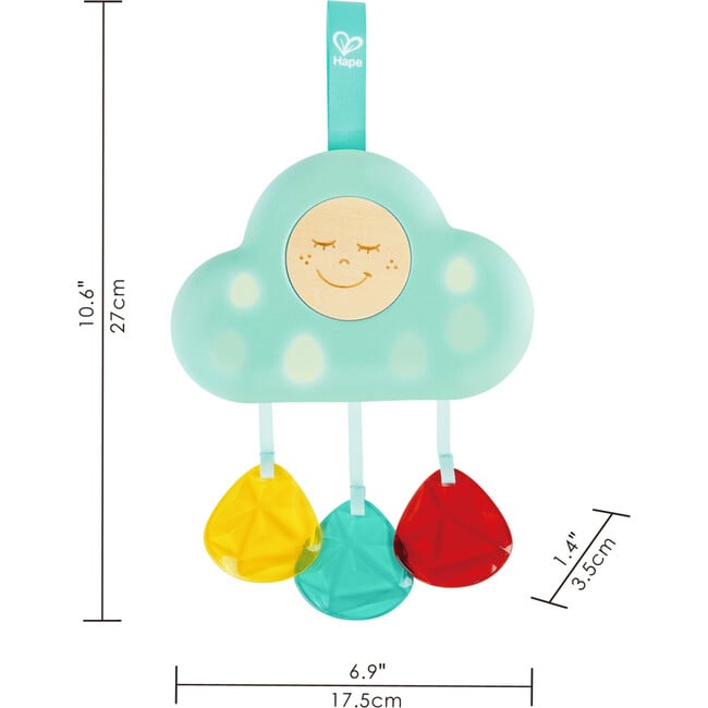 Musical Cloud Crib Mobile Toy W/ Lights/Relaxing Songs - Mobiles - 6