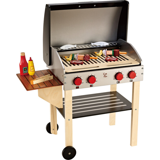 Gourmet Grill Wooden Play Kitchen & Food Accessories