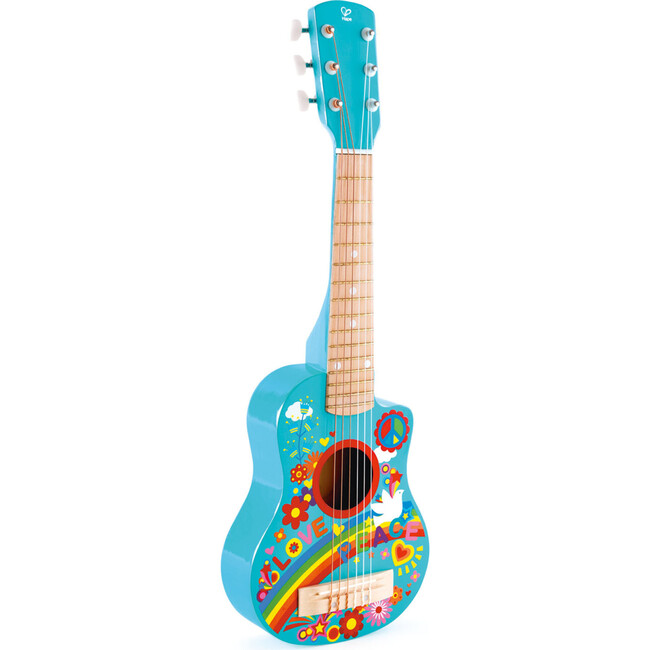 First Flower Power 26" Musical Guitar in Turquoise