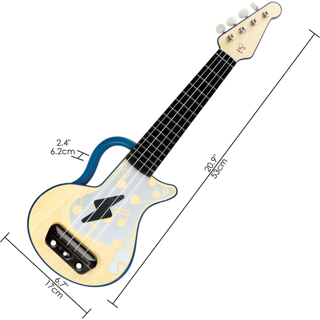 Learn With Lights Kid's Electronic Ukulele in Blue - Musical - 6