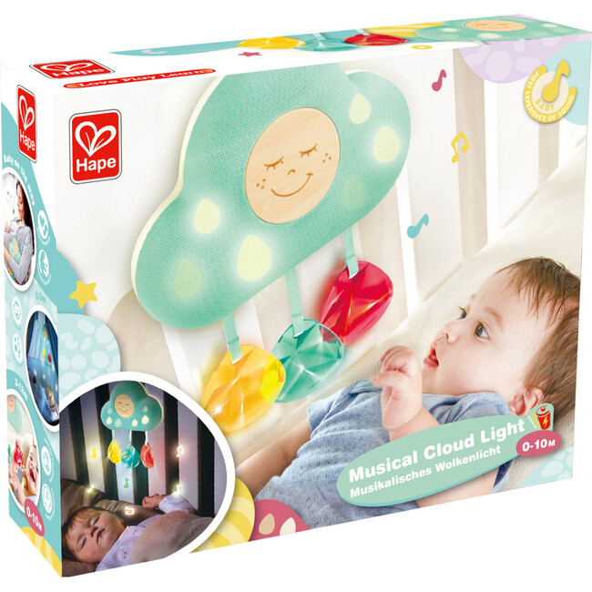 Musical Cloud Crib Mobile Toy W/ Lights/Relaxing Songs - Mobiles - 8