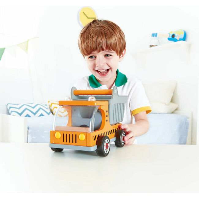 Dumper Truck Construction Vehicle Toy in Yellow - Transportation - 2