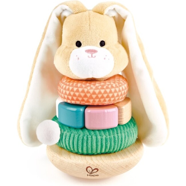 Bunny Wooden Ring Stacker Baby Toy