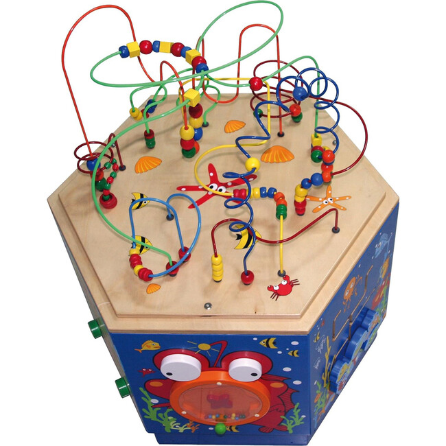 Coral Reef Wooden Activity Center Table - Play Tables - 2