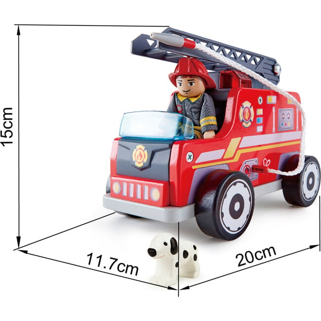 Fire Truck Playset W/ Action Figure & Rescue Dog - Transportation - 5