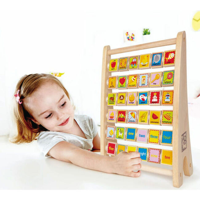 Alphabet Picture & Word Abacus, Kids Educational Toy - STEM Toys - 2