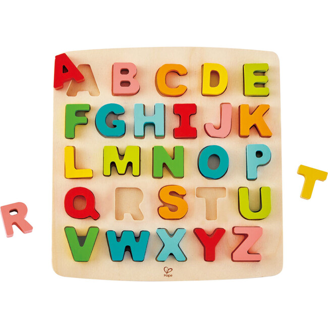 Alphabet Wooden Learning Blocks, 27 Pieces