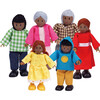 African American Happy Family Dollhouse Set W/ 6 Dolls - Dollhouses - 1 - thumbnail