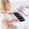 Deluxe Thirty Key White Grand Piano W/ Stool - Musical - 4