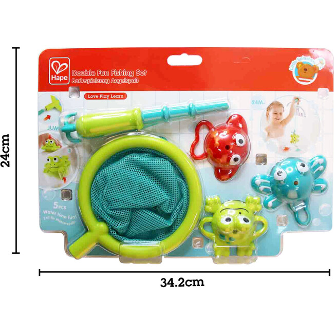 Double Fun Jumping Sea Creatures Fishing Set - Water Toys - 6