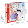 Deluxe Thirty Key White Grand Piano W/ Stool - Musical - 6