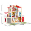 Doll Family Mansion Wooden Dollhouse W/ LED Lights - Dollhouses - 6