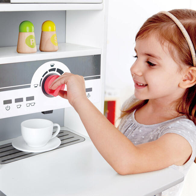 All-In-1 Kitchen Kid's Wooden Toy Playset & Accessories - Play Kitchens - 4