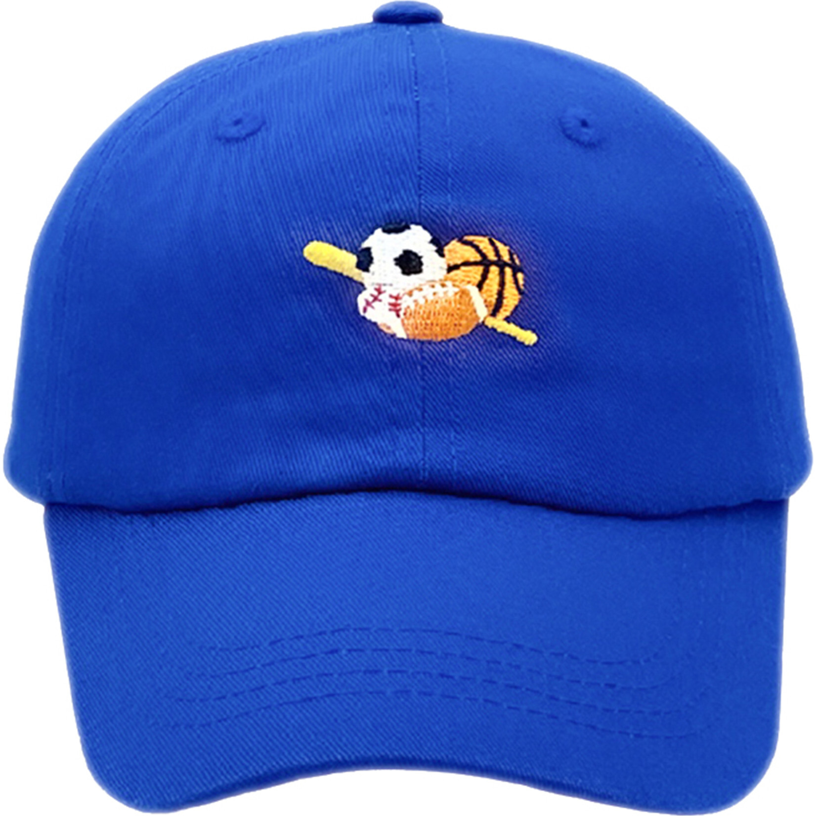 Sports Baseball Hat, Bradley Blue - Hats - 1