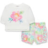 Baby Watercolor Florals Knit Set, Multi - Mixed Apparel Set - 1 - thumbnail