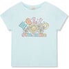 Hello Sunshine Tee, Blue - T-Shirts - 1 - thumbnail