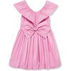 Oversized Bow Dress, Pink - Dresses - 1 - thumbnail