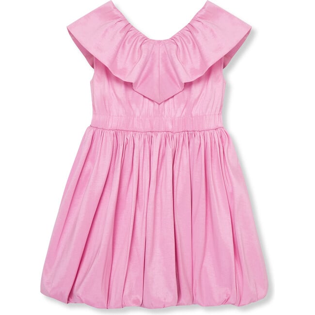 Oversized Bow Dress, Pink - Dresses - 2